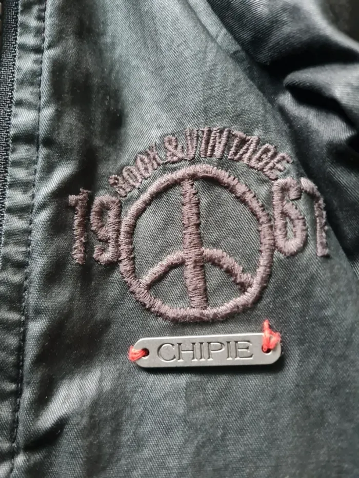 veste noire coupe vent perfecto taille XS - photo numéro 8