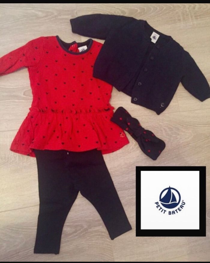 Ensemble petit bateau 3 mois