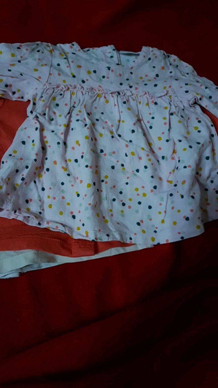 Lot 4 t-shirt 3 mois fille - photo numéro 2