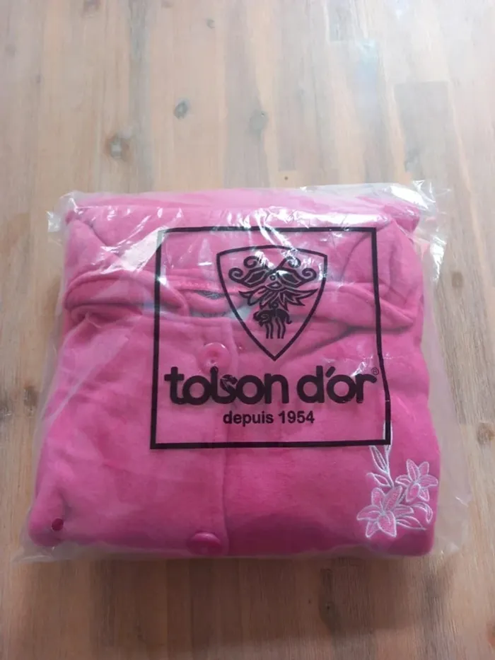 Peignoir Toison d'Or rose neuf – Taille unique - photo numéro 2