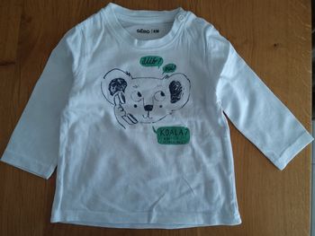 Maillot blanc koala