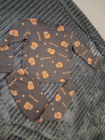 Pyjama motifs nounours 6 ans en coton
