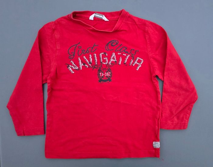 Tee-shirt ML 4 ans garcon 3 pommes