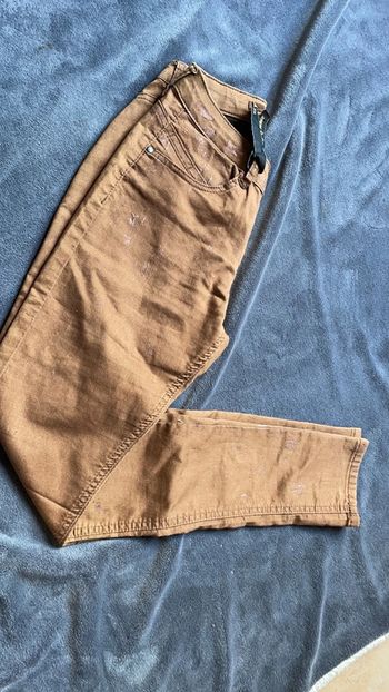 Jean slim marron Soft jeans taille 36