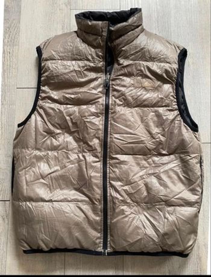 🧥 Doudoune sans manches réversible First Down – Taille M – Style urbain & confort