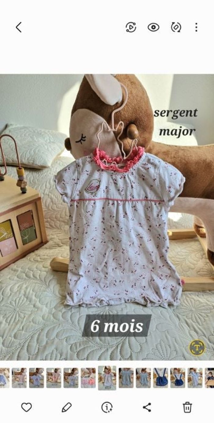 Combishort sergent major 6 mois