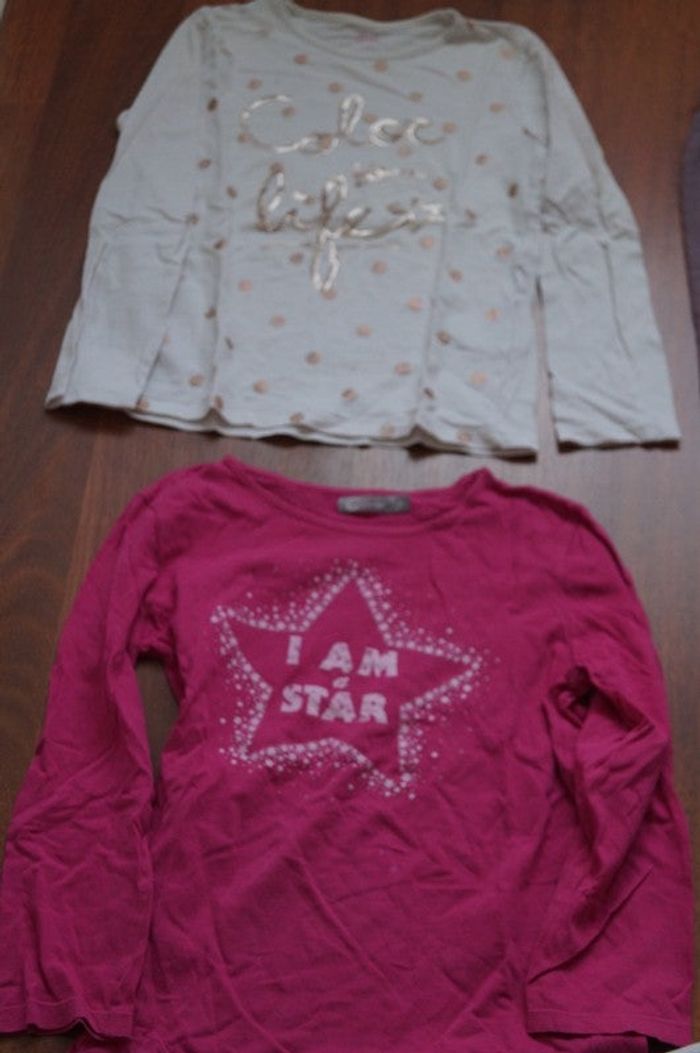 lot 2 tee shirts 10 ans