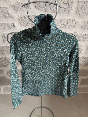 Tee shirt sous pull col roulé fille 8 ans okaidi