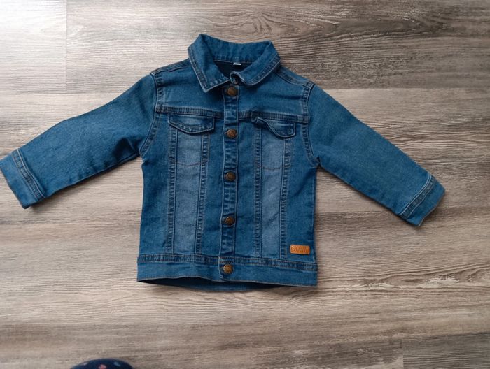 Veste en jean mixte taille 86 cm matière extensible - photo numéro 10