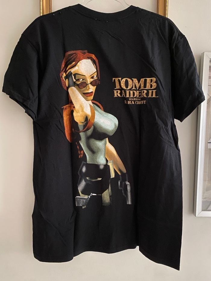 T-shirt Tomb Raider Noir Taille M Neuf Lara Croft