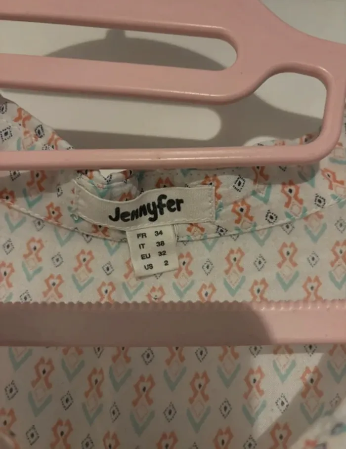 Blouse sans manches imprimé ethnique – Jennyfer – Taille 34 - photo numéro 5