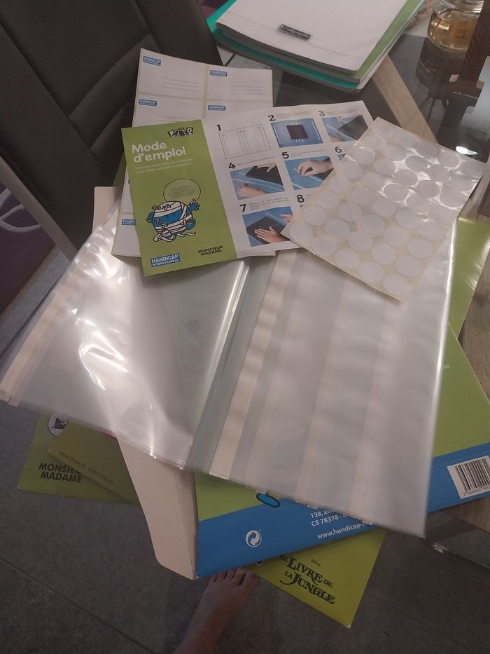 3 pochettes de 24 Kit Plio Protèges livres pour la rentrée de vos enfants - photo numéro 3