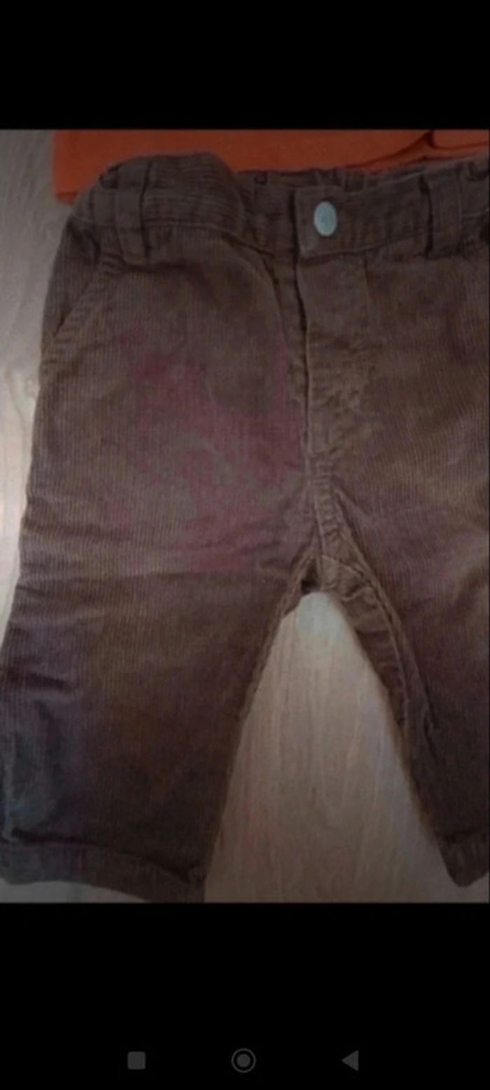 Ensemble sergent major/petit bateau 6 mois - photo numéro 2