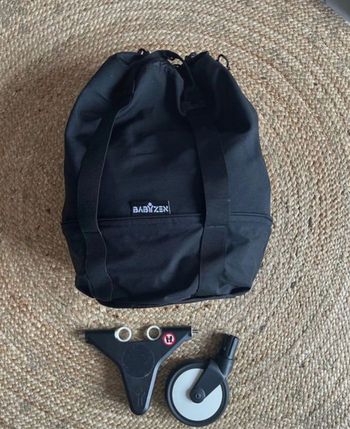 Sac shopping Babyzen Yoyo bag avec roulette (Noir) Idéal YOYO² et YOYO+