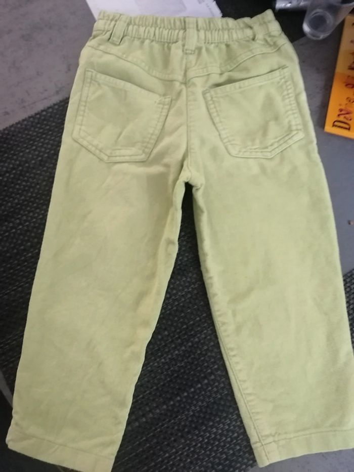 Pantalon kiabi 3ans fille vert pomme be - photo numéro 3