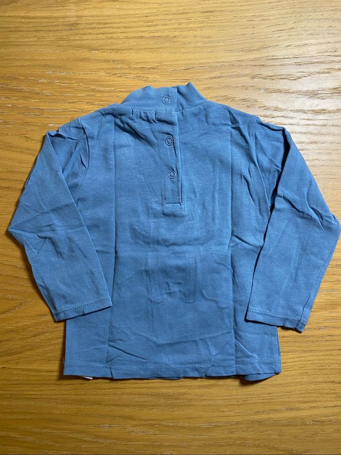 DPAM T-shirt manches longues Ourson bleu Taille 12 mois - photo numéro 5