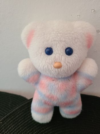ours pastel peluche vintage 18 cm -   BOULGOM