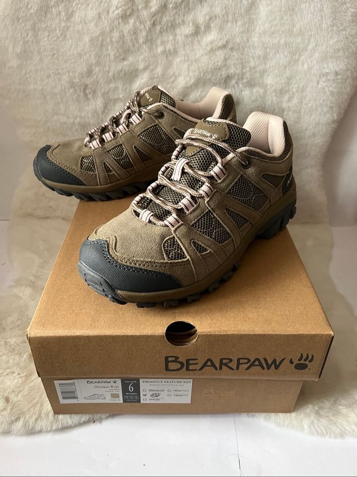 Baskets de randonnée, de marche Bearpaw kaki et lila pointure 37