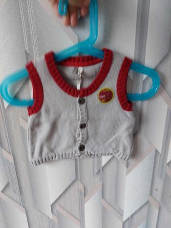 pull sans manche grisa