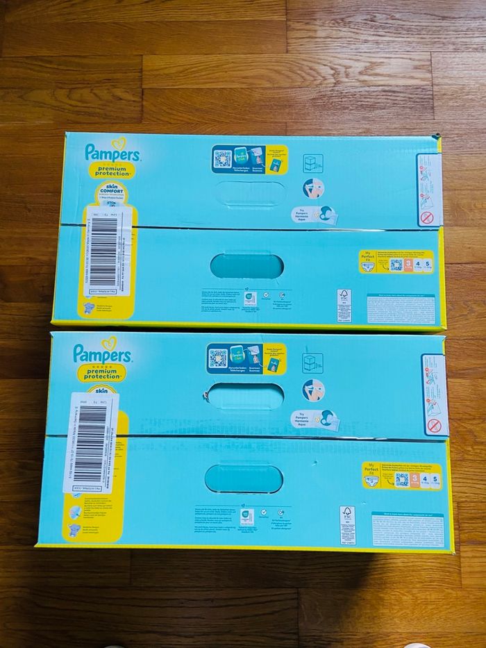 2 maxi packs couches Pampers Protection Premium taille 3 - photo numéro 4