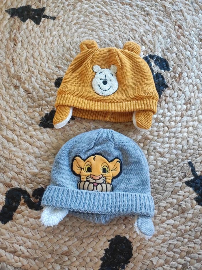 2 bonnets garçon