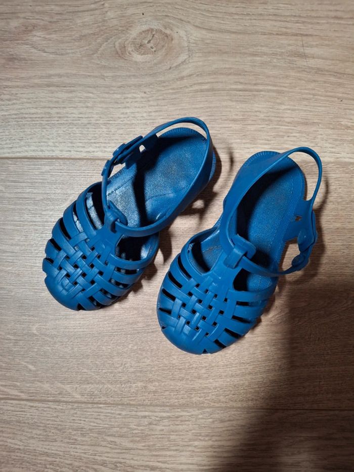 🩵 Sandales en caoutchouc bleu marine – Taille 24/25 🩵 - photo numéro 2