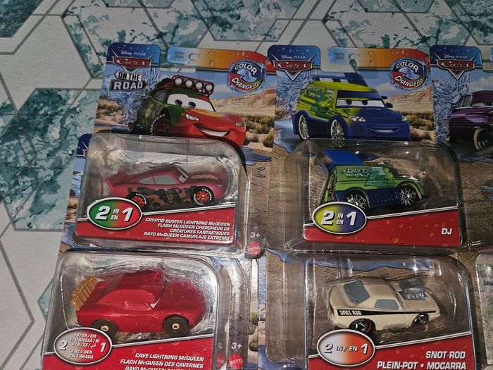 Lot Voitures mattel Disney Pixar Cars plastique neuve dual colors Disney Pixar - Color Changers - photo numéro 2