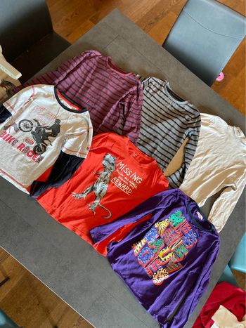 Lot de 6 T-shirts garçon 10 ans