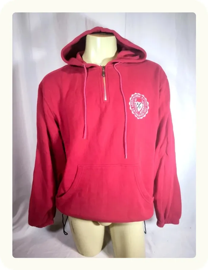 Pull sweat à a capuche effet polaire homme Abercrombie & Fitch Taille