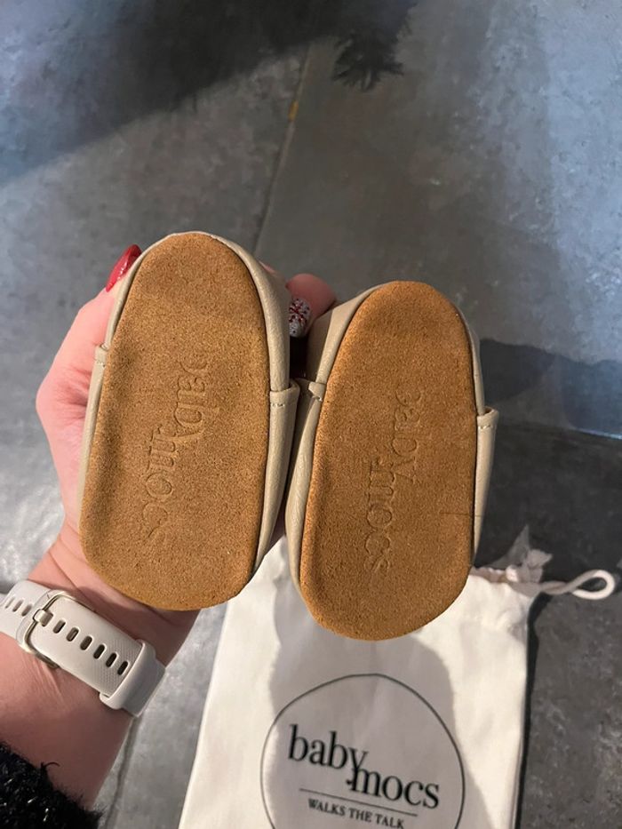 Chaussons Babymocs beige - photo numéro 5