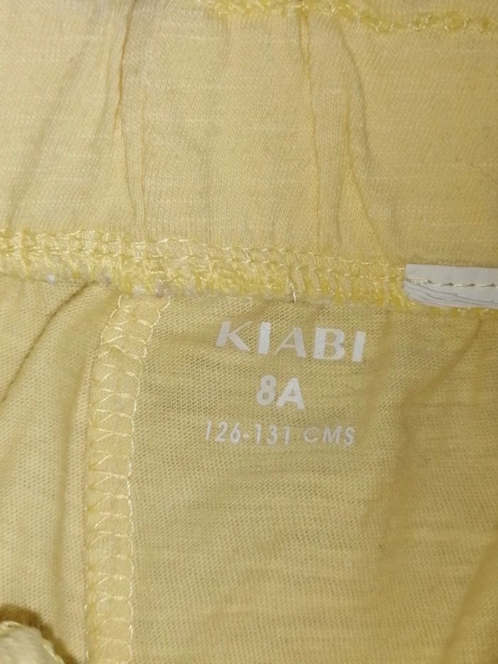 Short jaune 8ans 126.131cm Kiabi - photo numéro 3