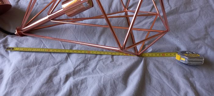 Suspension métal cuivré - photo numéro 3