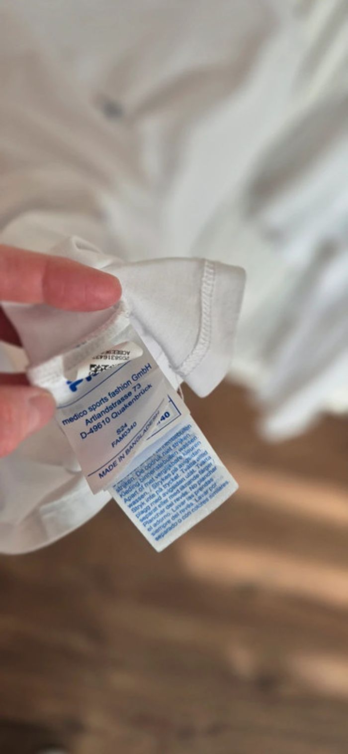 T shirt fila blanc M - photo numéro 3