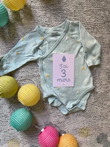 Body cœur croisé turquoise