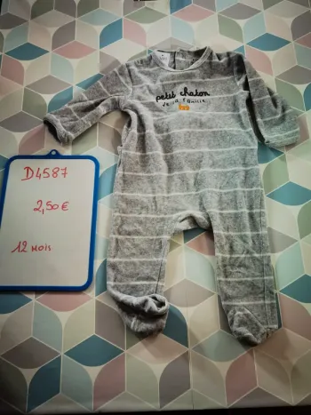 D4587 - pyjama garçon 12 mois