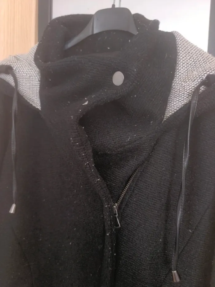 Blouson long, épais noir (42) - photo numéro 4
