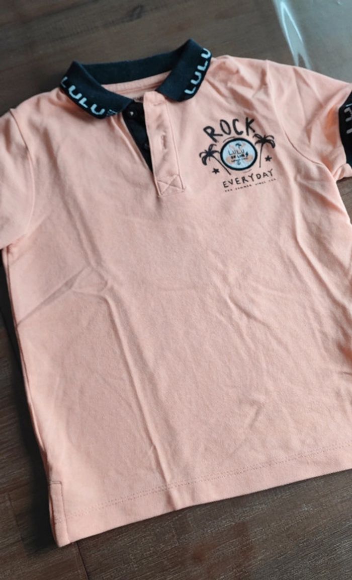 Tee-shirt orange 4 ans