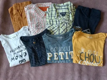 Lot de 8 vêtements garçon - Taille 9 mois