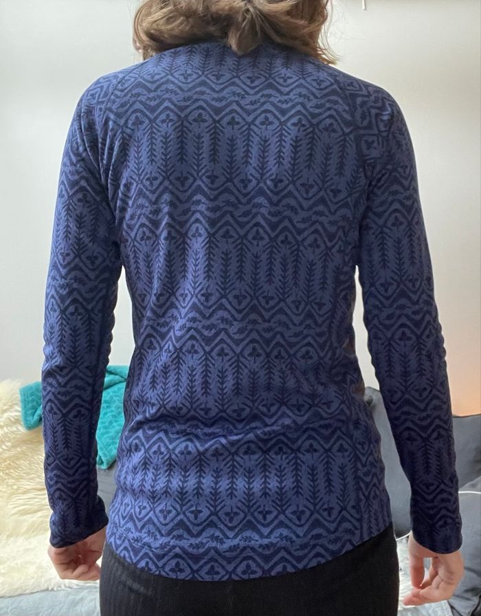 Sweat Patagonia thermique  marine motifs XS - photo numéro 2