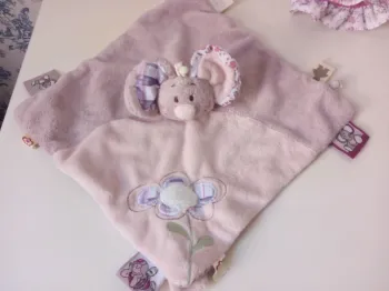 Souris Nina mauve et rose Noukye's