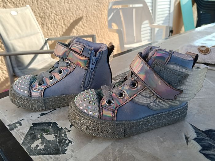 Skechers 22 irisé et lumineuses - photo numéro 2