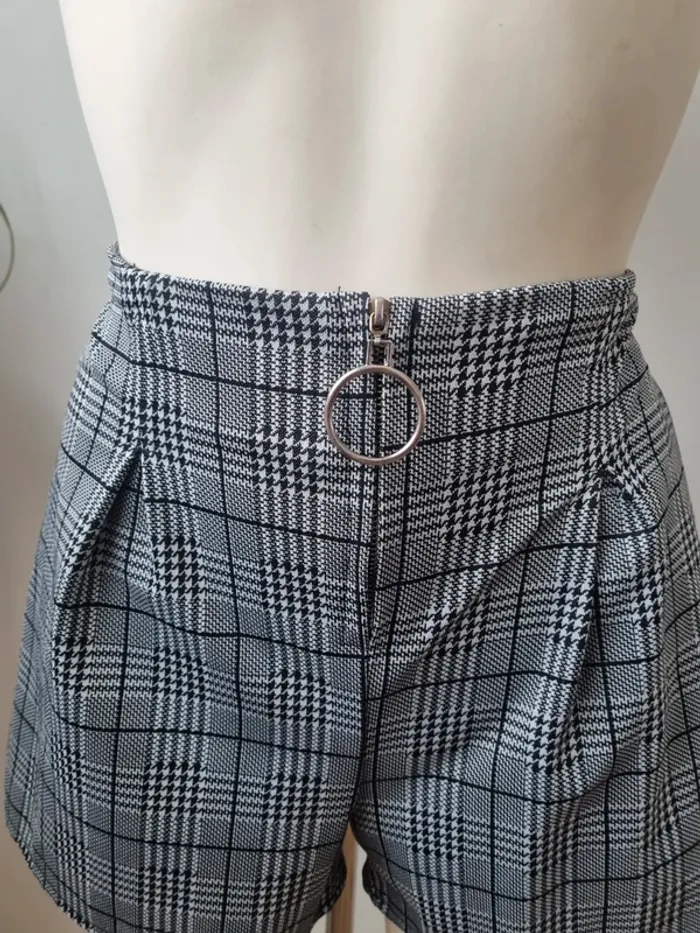 Short vichy en coton - photo numéro 6