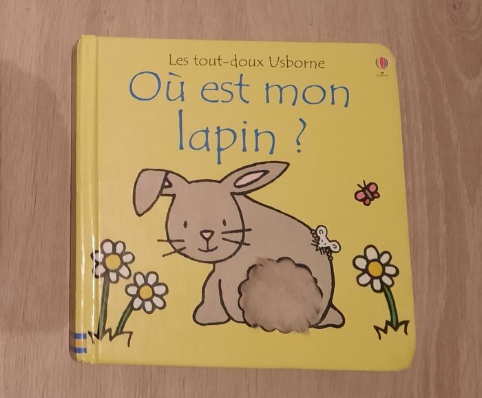 Livre eveil où est mon lapin
