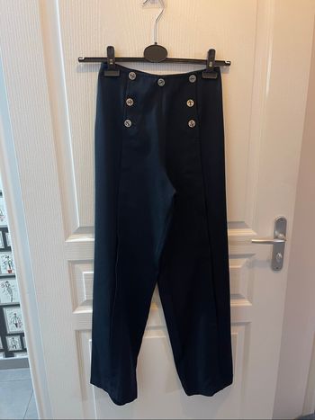 Pantalon large marine Tequila Solo T.36/38