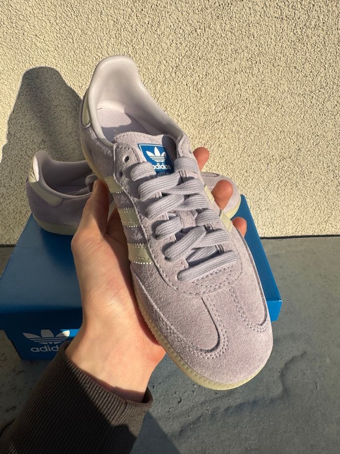 Adidas Samba Violet pale - photo numéro 9