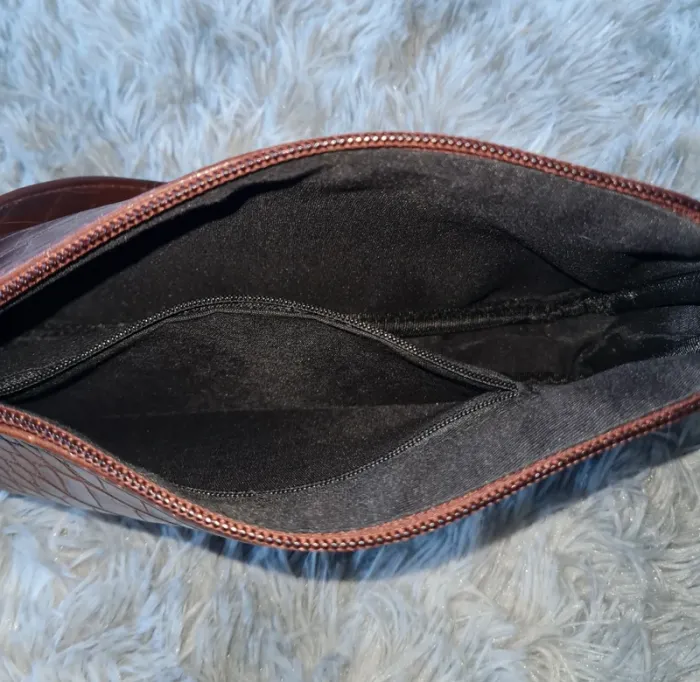 sac pochette simili marron - photo numéro 6