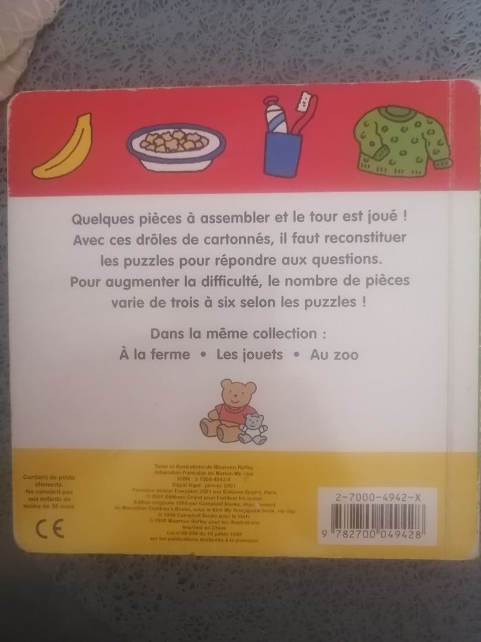 Livre mon premier livre-puzzle - photo numéro 2
