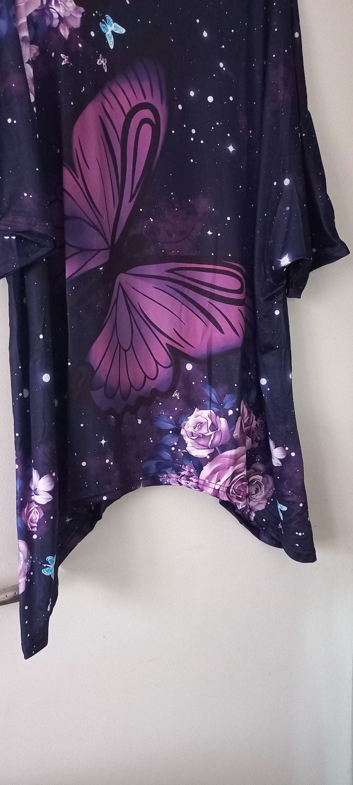 Tunique violette bas asymétrique - photo numéro 4