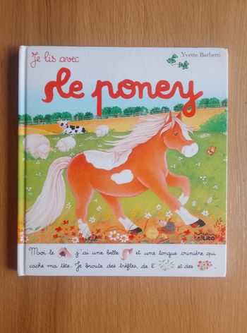 Livre enfant - Livre à lire à deux - Je lis avec le poney