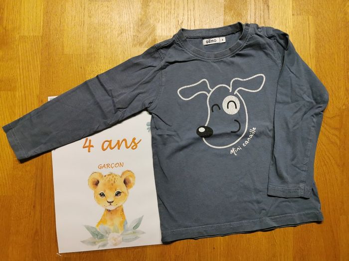 Tee shirt 4 ans